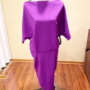 New York & Company Purple dress size Large